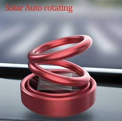 Car/Room Air Freshener- Solar Power Rotating, Long Lasting French Fragrance