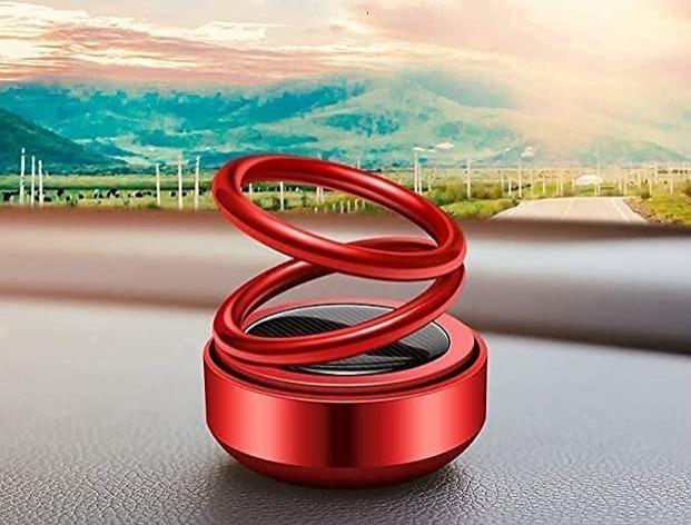 Car/Room Air Freshener- Solar Power Rotating, Long Lasting French Fragrance