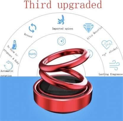 Car/Room Air Freshener- Solar Power Rotating, Long Lasting French Fragrance