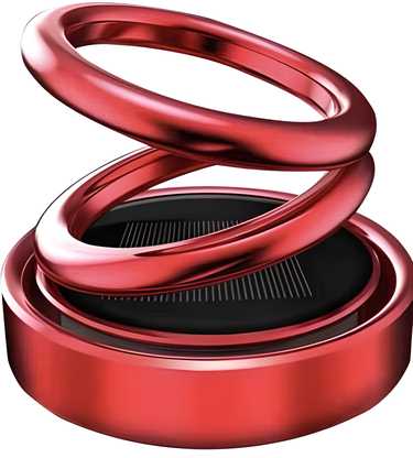 Car/Room Air Freshener- Solar Power Rotating, Long Lasting French Fragrance